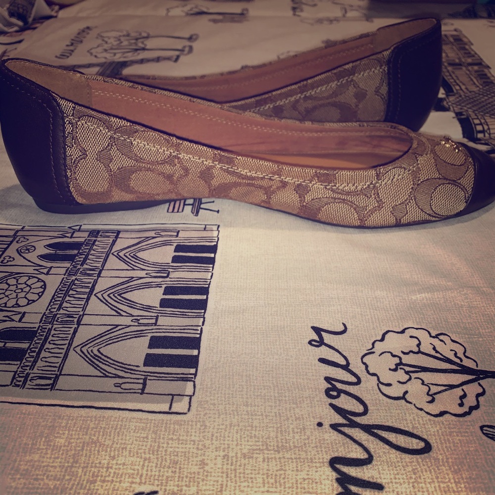 Coach ballet shoes - brown